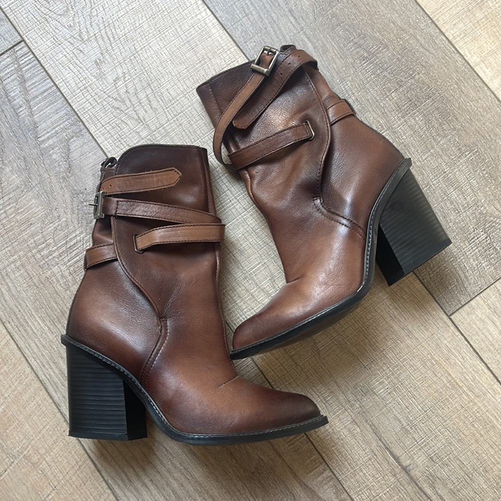 Diesel brown boots leather Musikals Covent 36